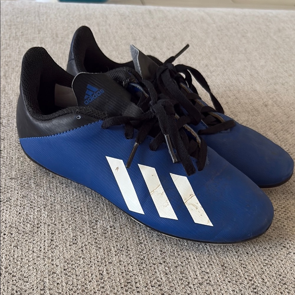 Adidas Blue Soccer Shoes